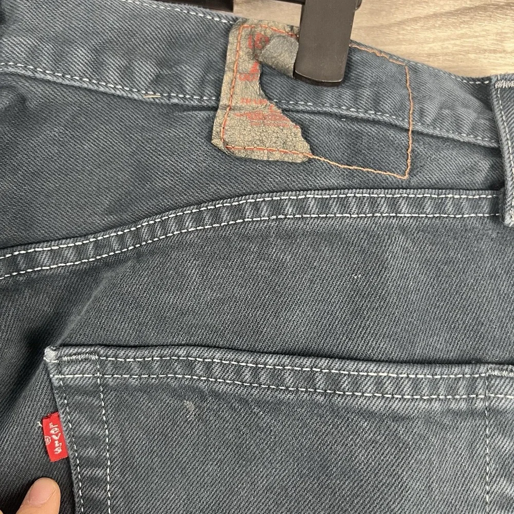 VTG Levi's Jeans Mens 34W 34L Green‎ Button Fly 90s RedTab Y2K Classic Denim